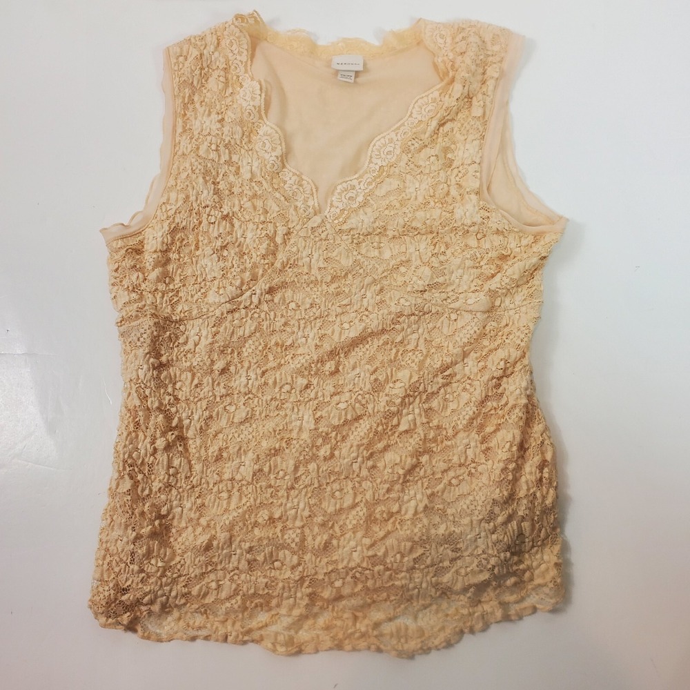 Vintage Merona babydoll lace top Y2K fairy stretch size XXL